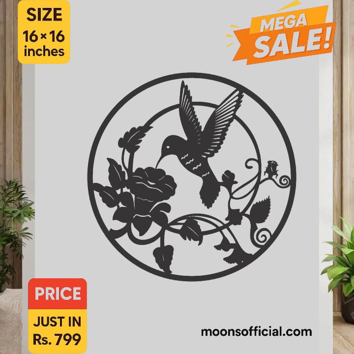 Humming Birds Acrylic Design