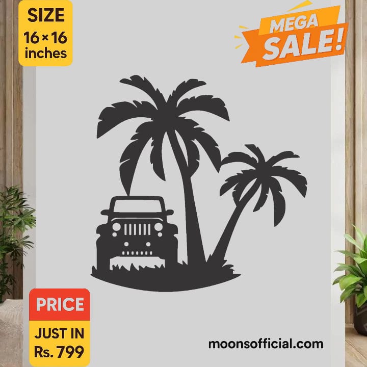 Premium Acrylic Jeep Design
