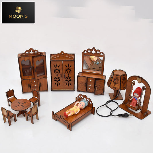 Doll Bedroom Furniture Set (𝗕𝗘𝗦𝗧 𝗗𝗘𝗔𝗟)