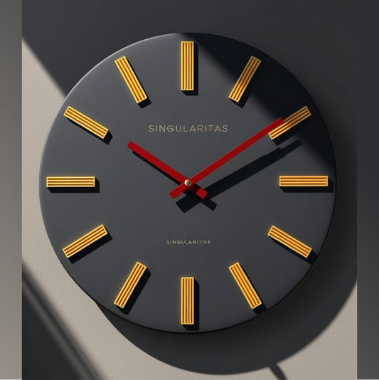 Golden Aura Clock | Premium Acrylic Material