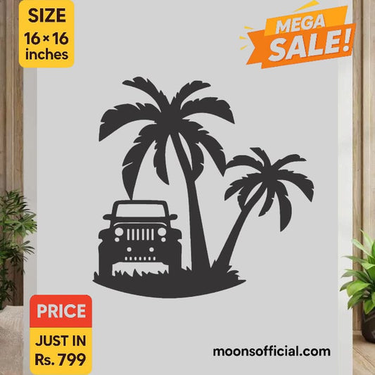 Premium Acrylic Jeep Design