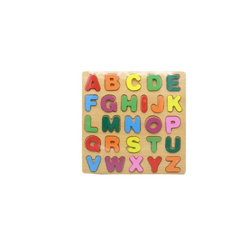🧩 3D Wooden Puzzle Board – Fun Learning for Kids